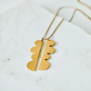 Necklace | Reflected Hills | 24" + 2" Extender | Gold Plated