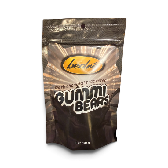 Candy – Bedré Gummi Bears – Dark Chocolate – 6oz