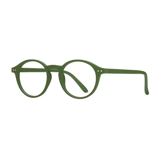readers - blue light - "phoenix" - soft olive green by blue planet eyewear
