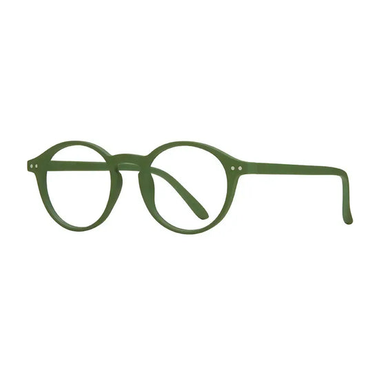 readers - blue light - "phoenix" - soft olive green by blue planet eyewear