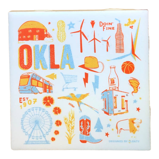 coaster - okla icons by american brand studio