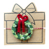 gift topper - felt wreaths (6 designs) by creative co-op