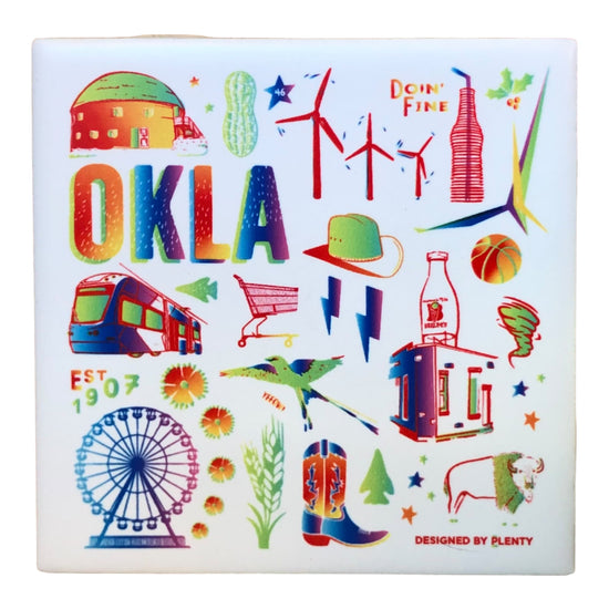 coaster - okla icons by american brand studio