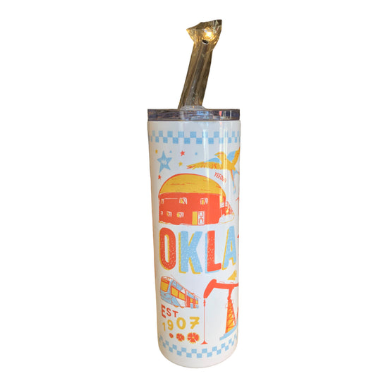 tumbler - okla icons - original thunder multi-color by american brand studio
