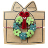 gift topper - felt wreaths (6 designs) by creative co-op