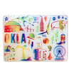 glass tray - okla icons by american brand studio