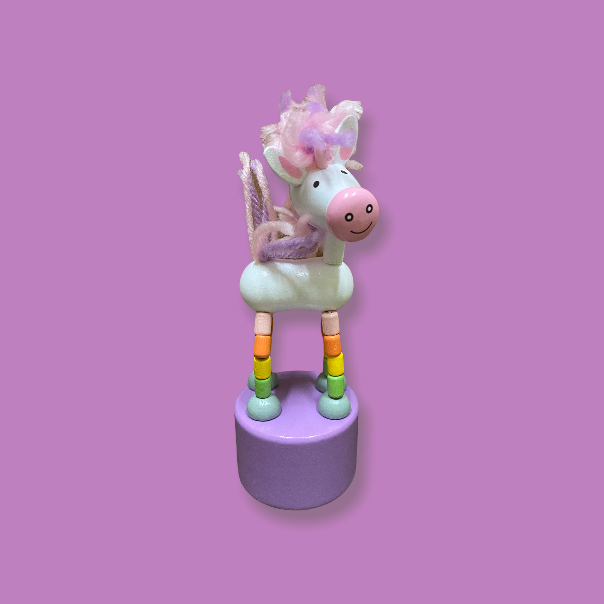 toy - push puppet - unicorns by jack rabbit creations
