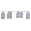 garland - paper houses - 72" bunting by creative co-op
