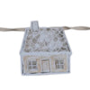 garland - paper houses - 72" bunting by creative co-op