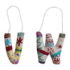 ornament - alphabet - wool felt by creative co-op
