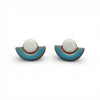 earrings - flower pot ceramic by nomad artisan co
