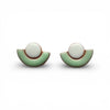 earrings - flower pot ceramic by nomad artisan co