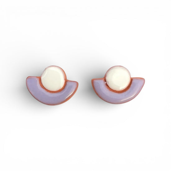 earrings - flower pot ceramic by nomad artisan co