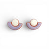 earrings - flower pot ceramic by nomad artisan co