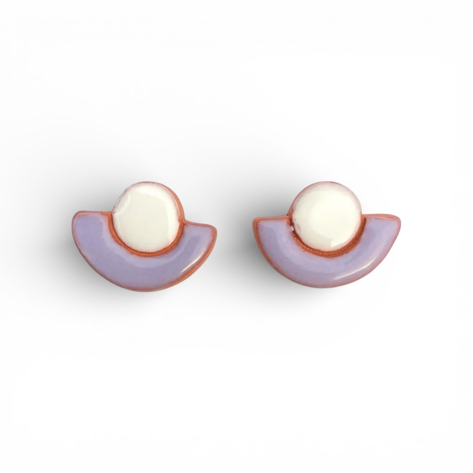 earrings - flower pot ceramic by nomad artisan co