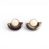 earrings - flower pot ceramic by nomad artisan co