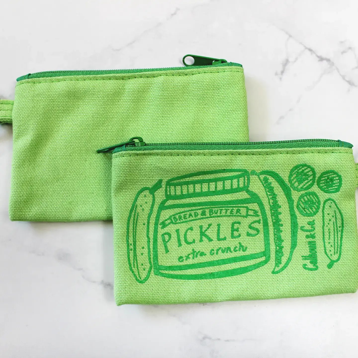 zipper card pouch/keyring - pickles by calhoun & co.