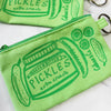 zipper card pouch/keyring - pickles by calhoun & co.
