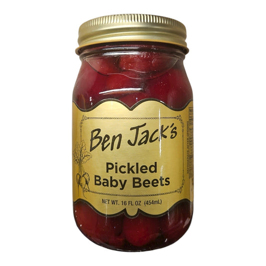 pickled baby beets - 16oz by ben jack larado's