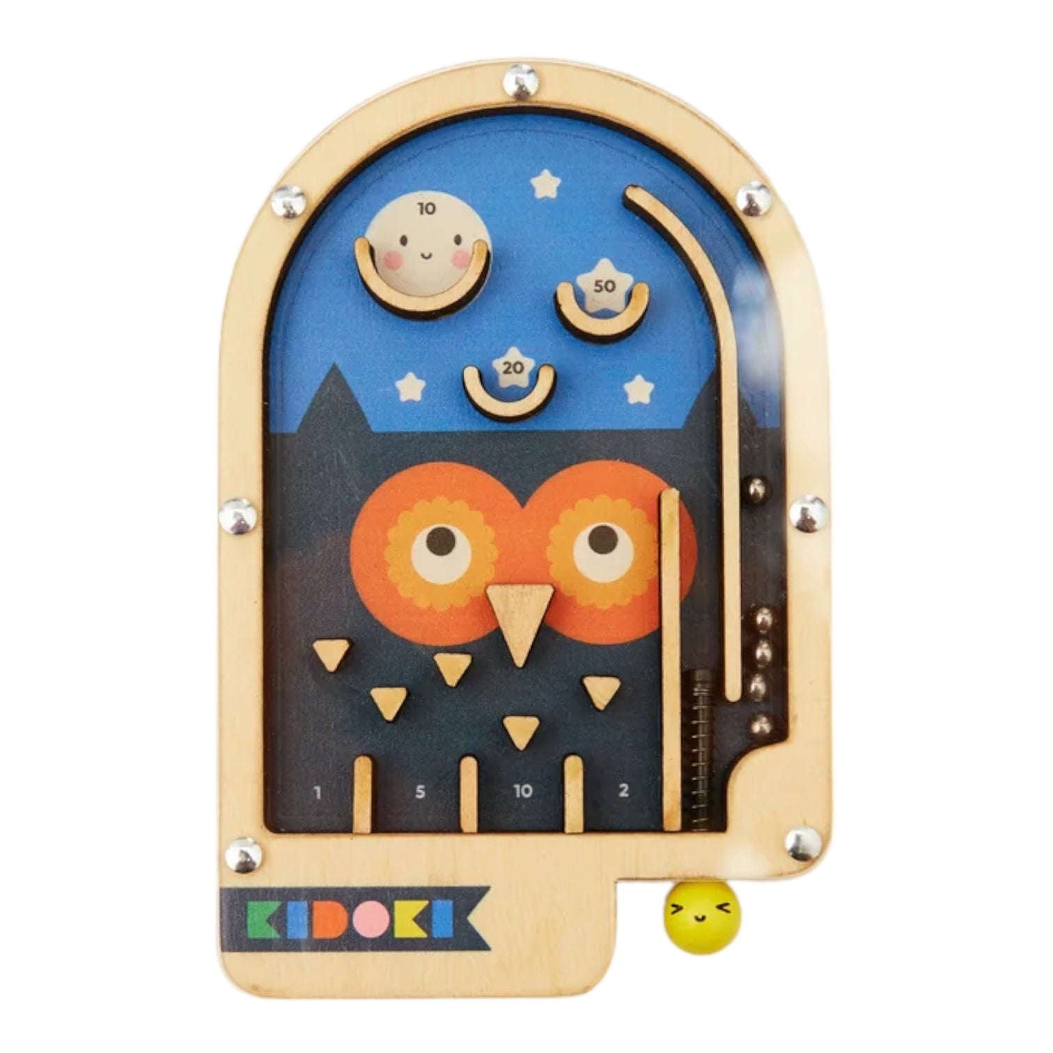 game - wooden pinball by kikkerland