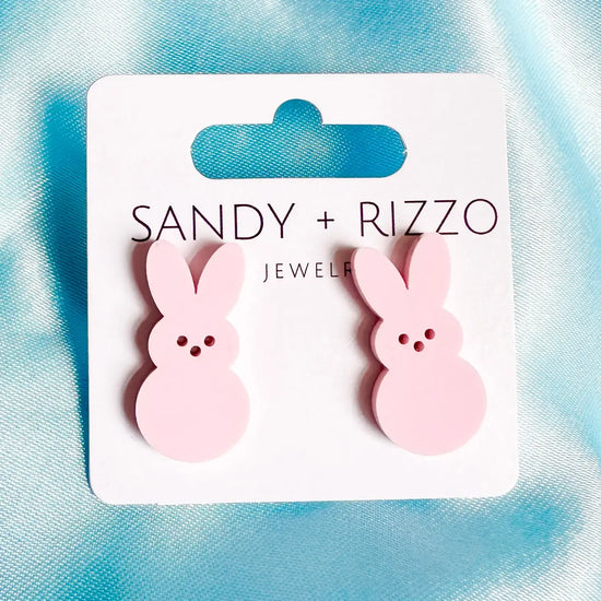 earrings - bunny pastel stud by sandy + rizzo