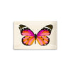 glass tray - decoupage - pink sardinia butterfly by ben's garden