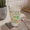 pint glass - oklahoma watercolor - 16oz by wet-it!