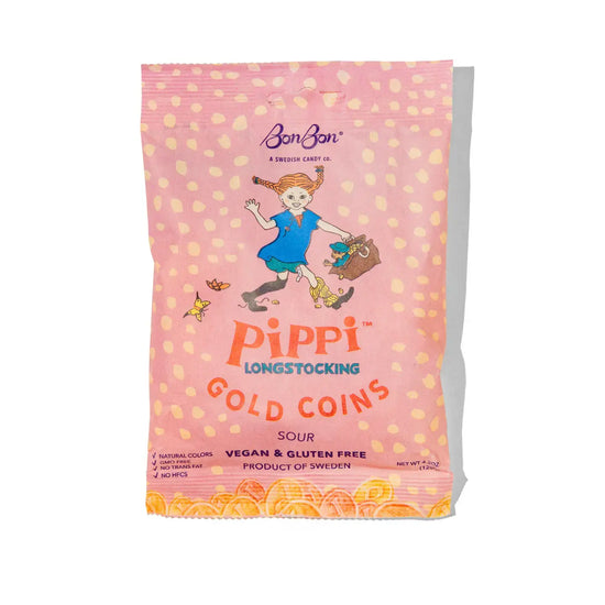 candy - pippi longstocking gold coins by bonbon nyc
