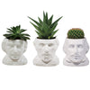 ceramic planter pot - bust figure by unemployed philosophers guild