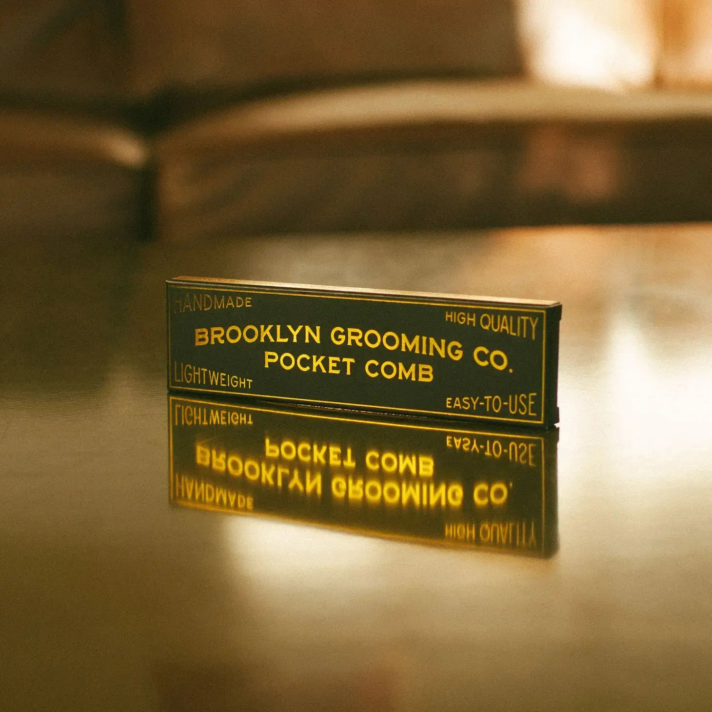 pocket comb - handmade - plastic free by brooklyn grooming