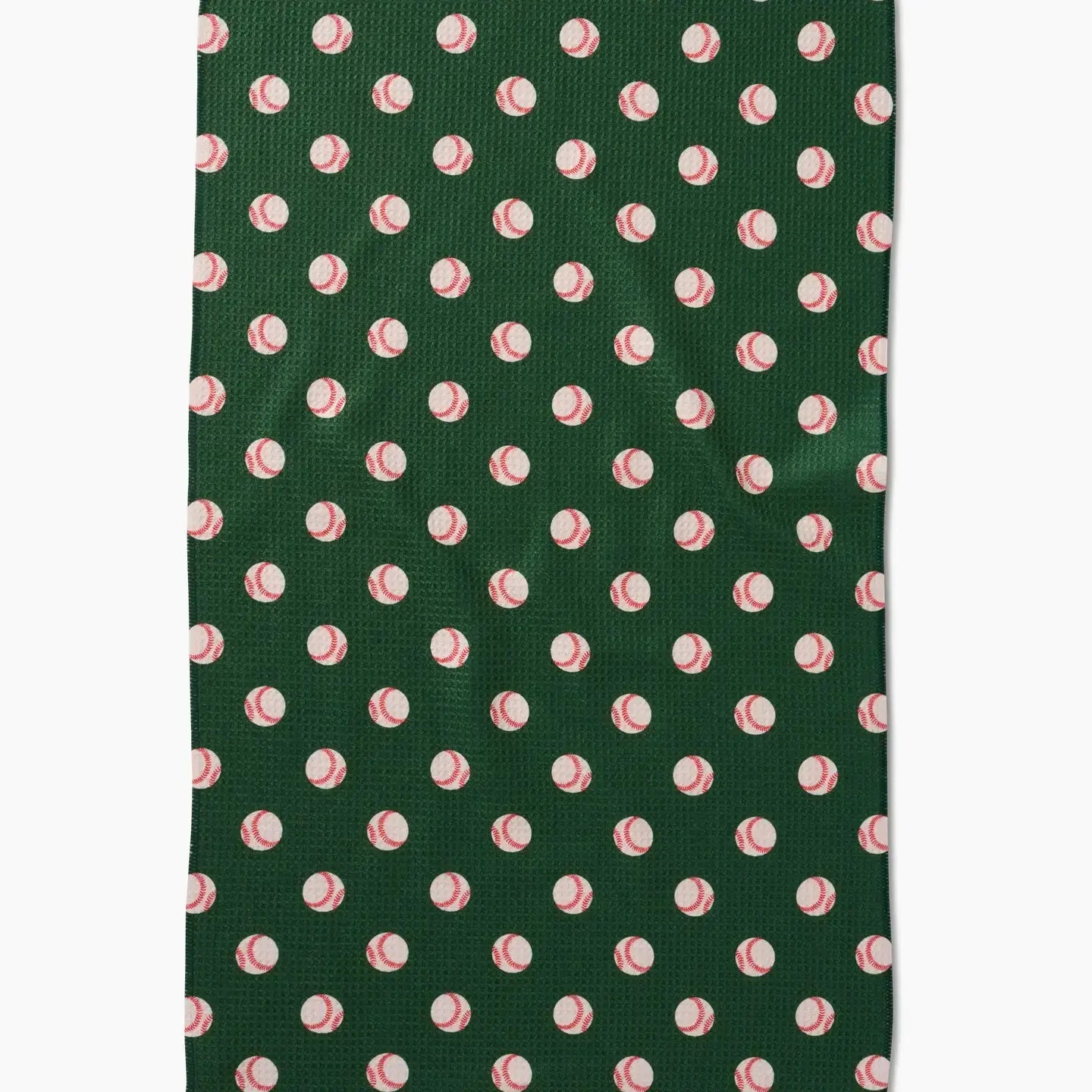 tea towel - microfiber - play ball baseball by geometry house