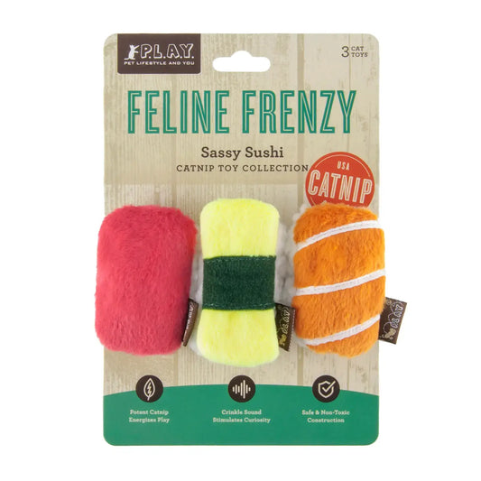 catnip toy - sassy sushi by p.l.a.y.