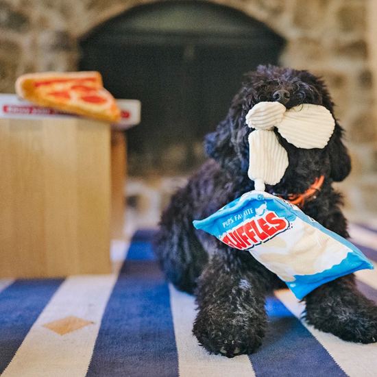 dog plush toy - snack attack by p.l.a.y.