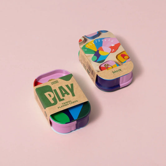 tinned goods - travel playing cards by block design