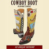 playing cards - cowboy boot by sorrellnotionsandfindings