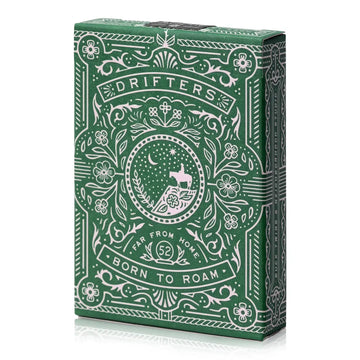 playing cards - drifters - green by art of play