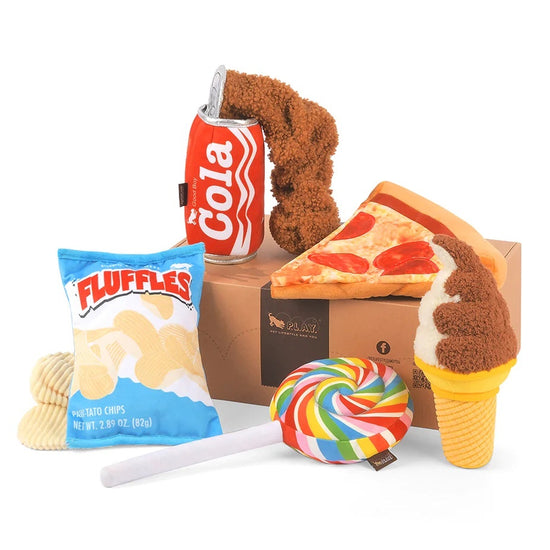 dog plush toy - snack attack by p.l.a.y.