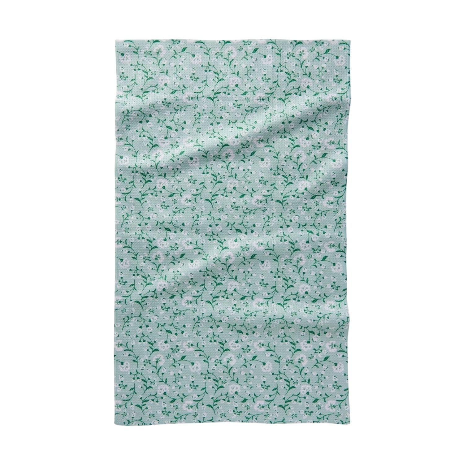tea towel - microfiber - plumbago bloom by geometry house