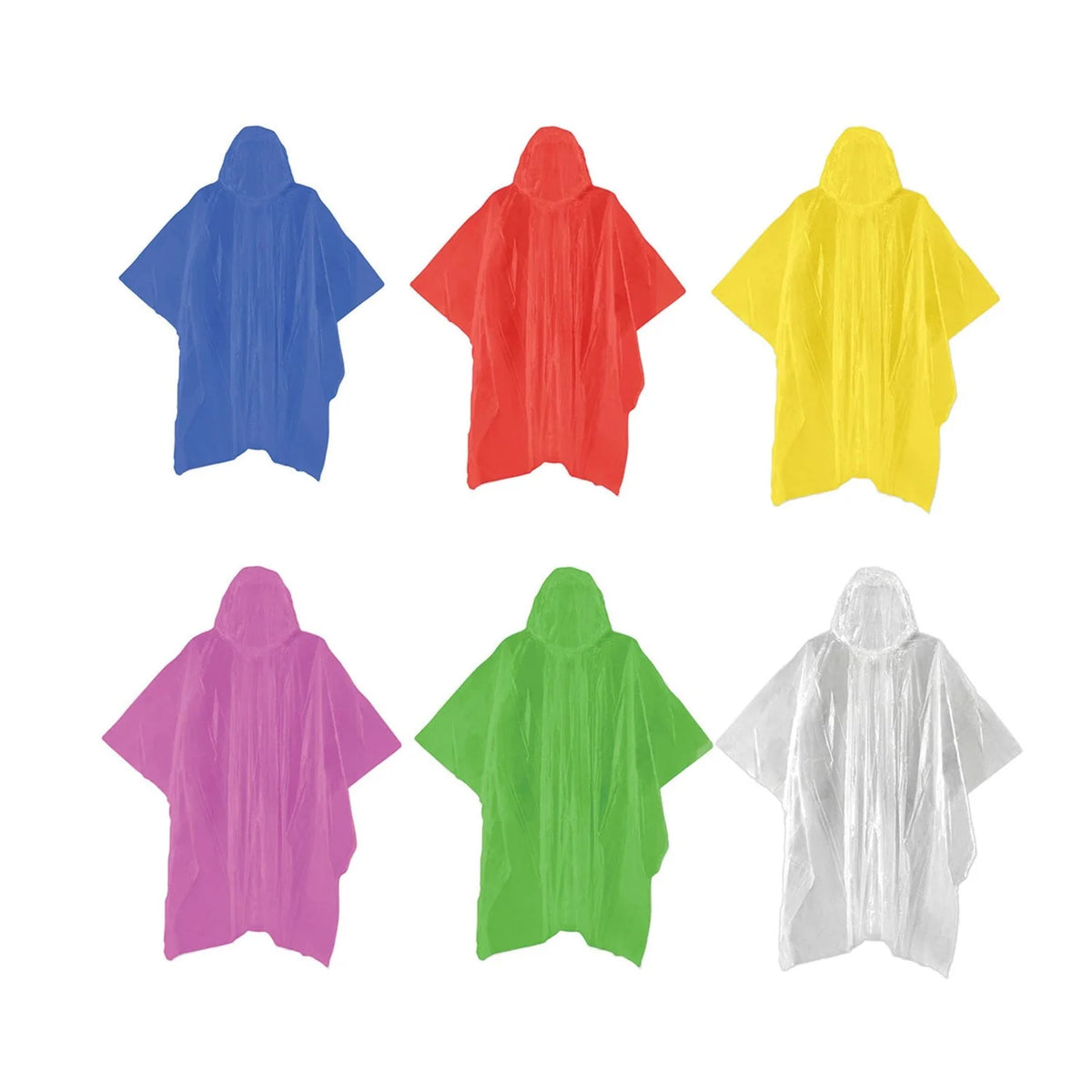 rain poncho - emergency - assorted colors by kikkerland