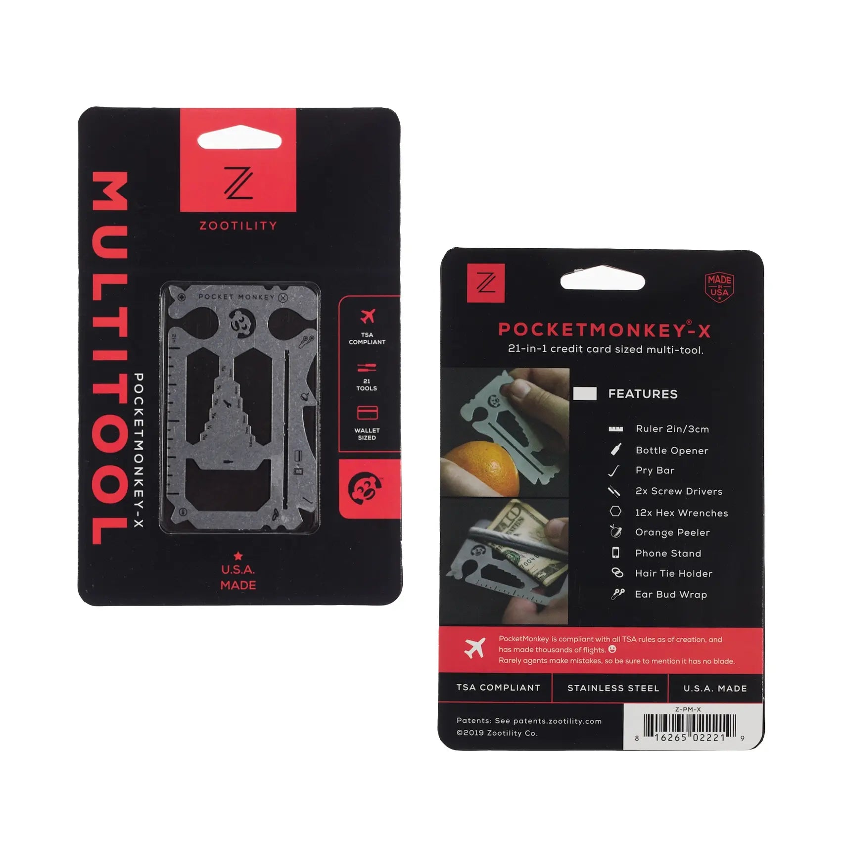 pocketmonkey x by zootility tools