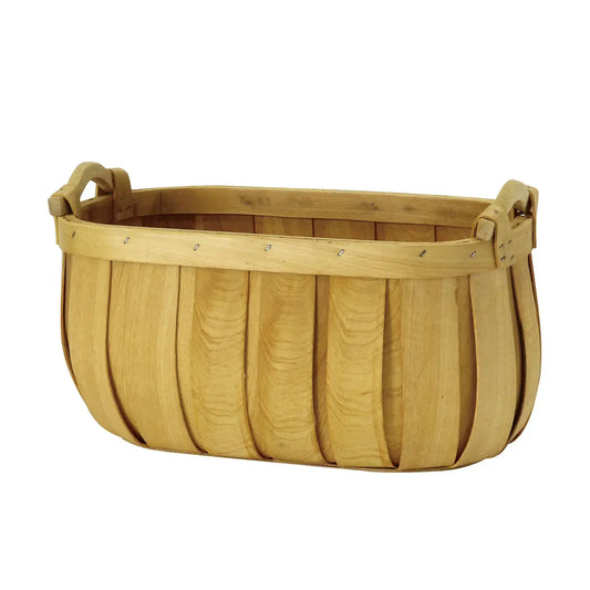 basket - "poire" cedar - oval by time concept inc.