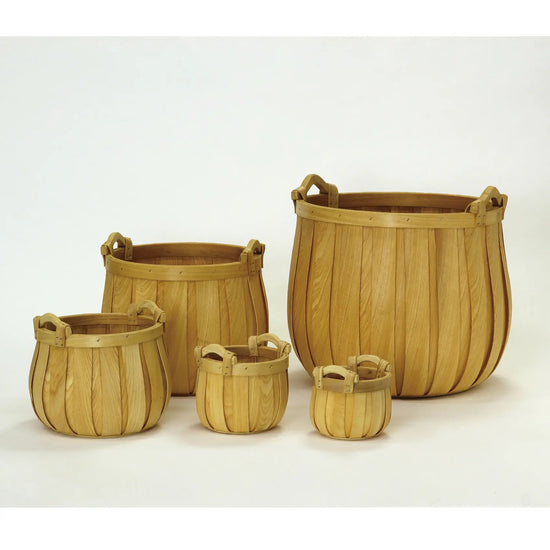basket - "poire" cedar - round by time concept inc.