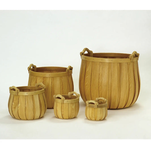 basket - "poire" cedar - round by time concept inc.