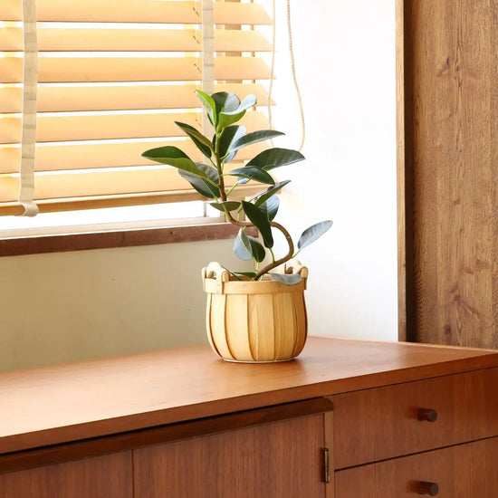 basket - "poire" cedar - round by time concept inc.