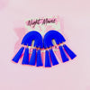 earrings - polymer clay - arch dangle by night moves atelier