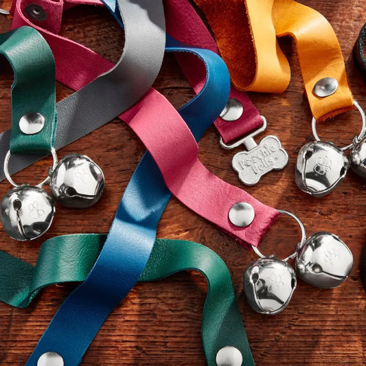 poochie bells - luxe leather by poochie-pets