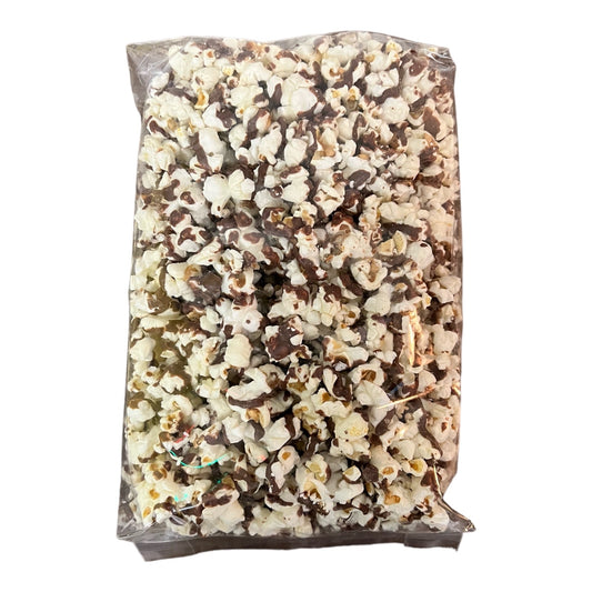 popcorn bag - chocolate drizzled by sensational sweets