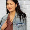necklace - portside ring chain - 24kgp by peter and june
