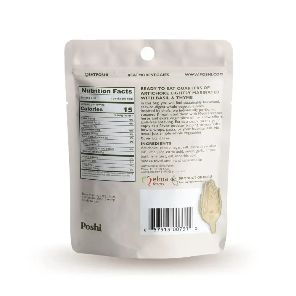 snack - veggie pack (small) by poshi (fresh packed veggies)