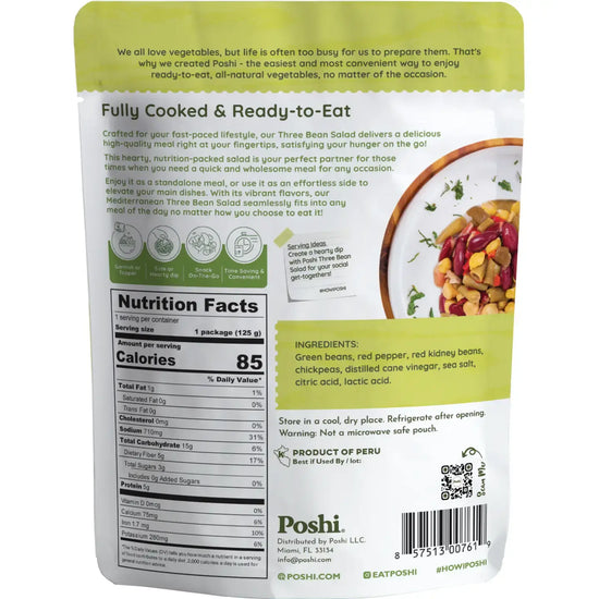 snack - veggie pack (large) by poshi (fresh packed veggies)
